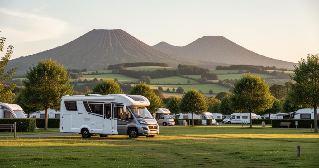Trouver le camping idéal pour camping-car en Auvergne
